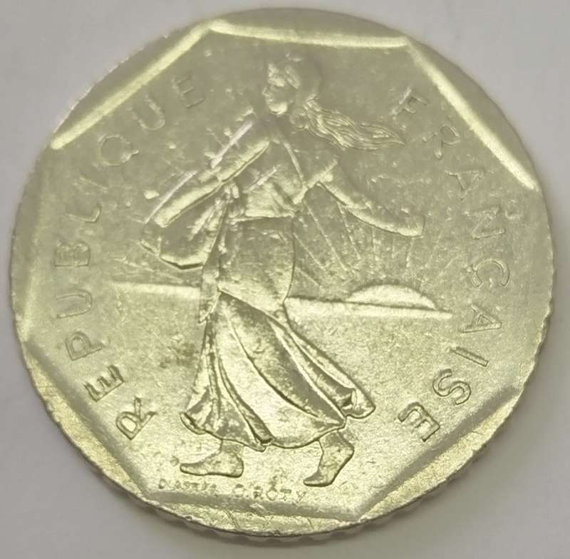 1981  2 Francs  Coin      France          SUN12684*