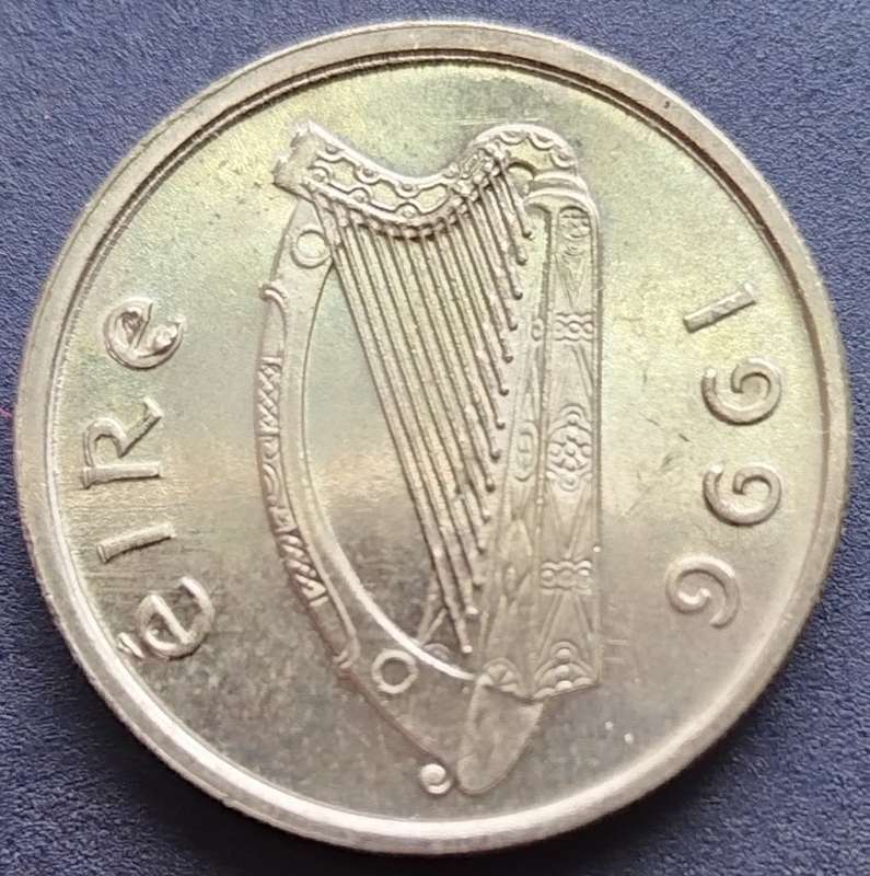 1996    5 Pence small type   IRELAND         SUN12747*