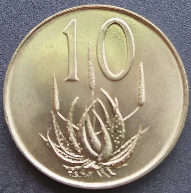 1968   10c   COIN   (Afrikaans)       SUN12806*
