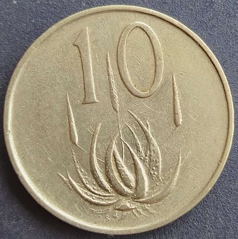 1969   10c   COIN   (Afrikaans)       SUN12839*