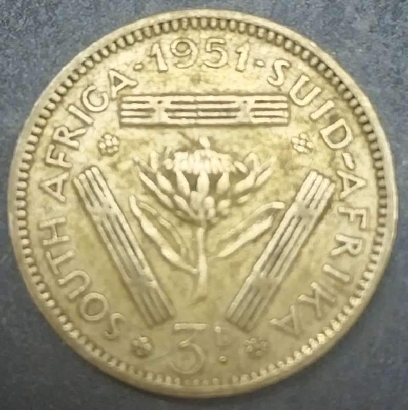1951   THREEPENCE   COIN       Silver        SUN12846*