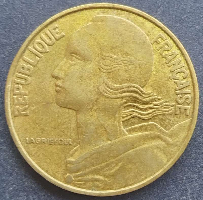 1980  20 Centimes Coin      France          SUN12861*