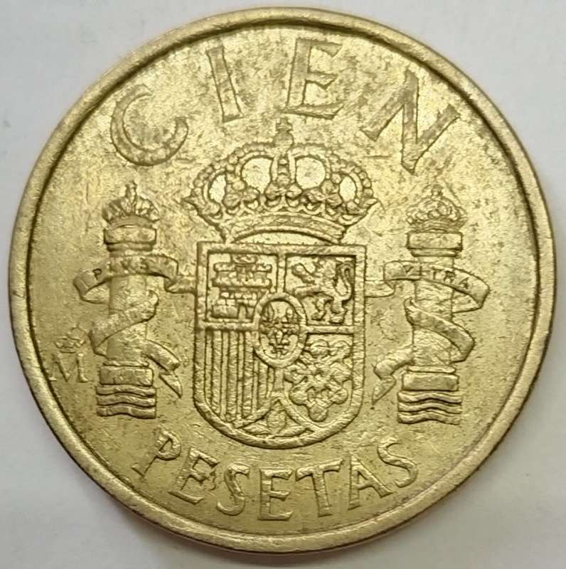 1984   CIEN Pesetas -    Coin       Spain         SUN12879*