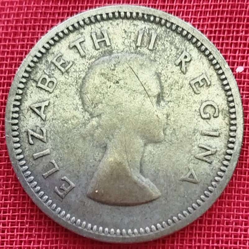 1953    THREEPENCE   SILVER                SUN12884*