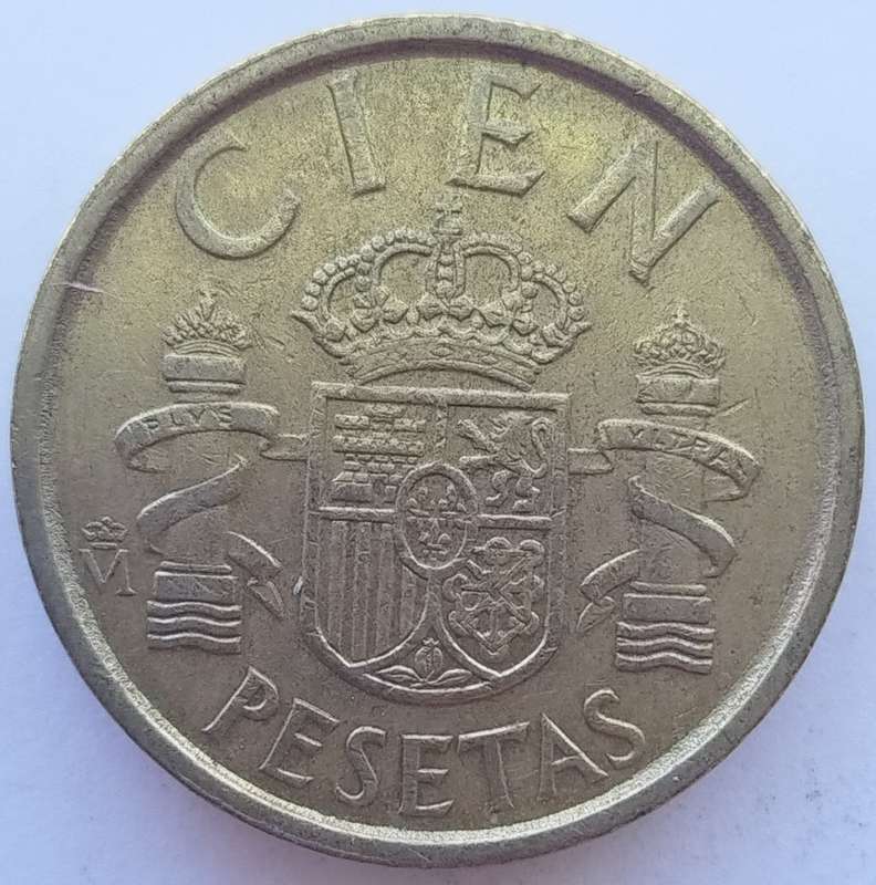 1989   100 Pesetas - Juan Carlos I   Coin       Spain         SUN12903*