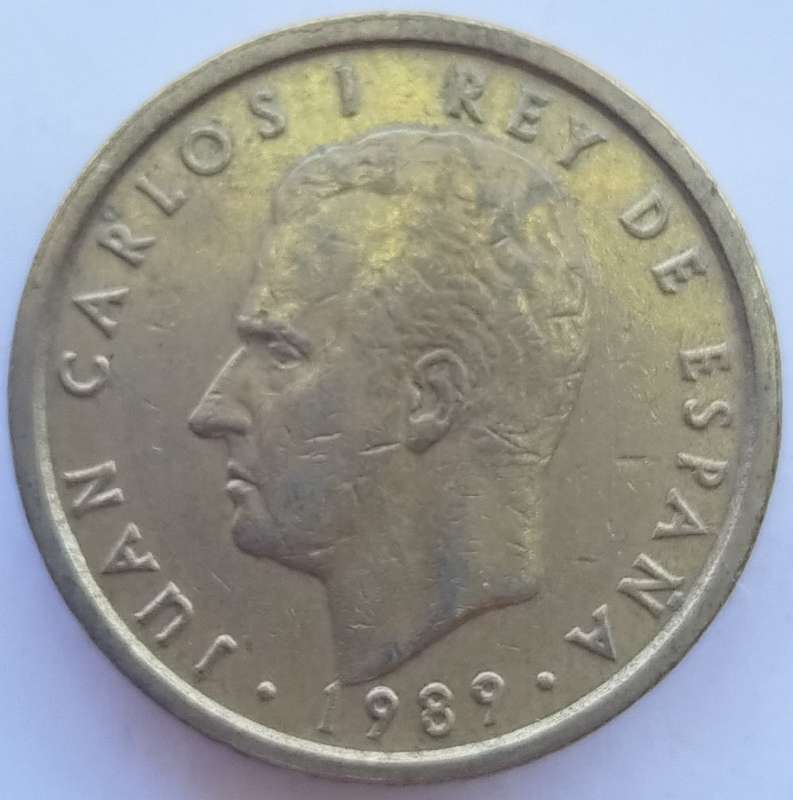 1989   100 Pesetas - Juan Carlos I   Coin       Spain         SUN12903*