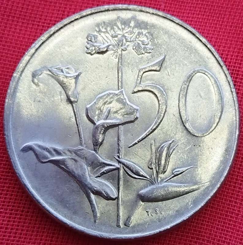 1989   50c  RSA                      SUN12970*
