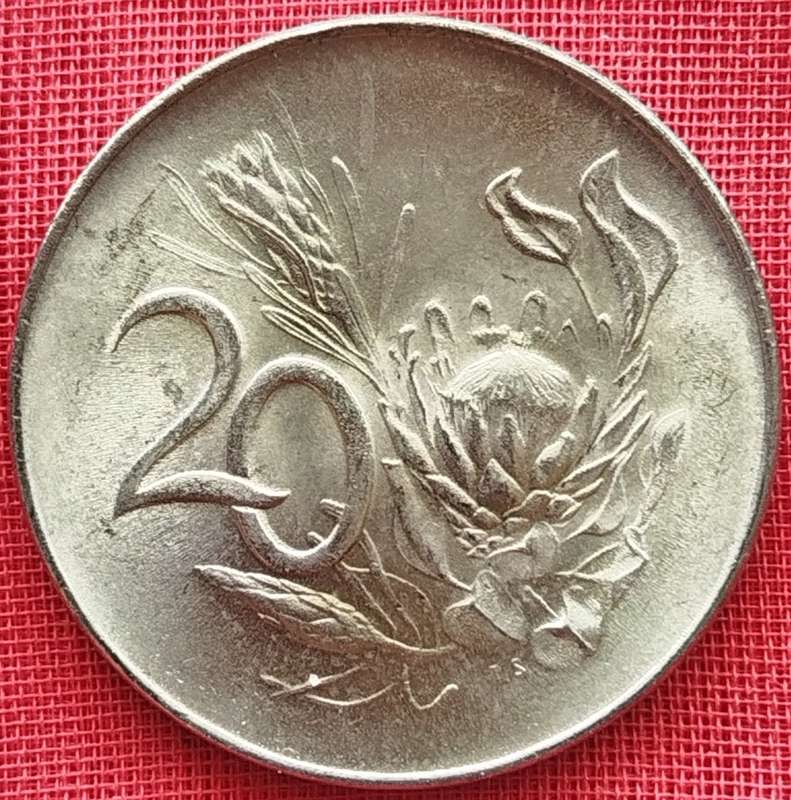 1967  20c   COIN   (AFRIKAANS)       SUN13028*