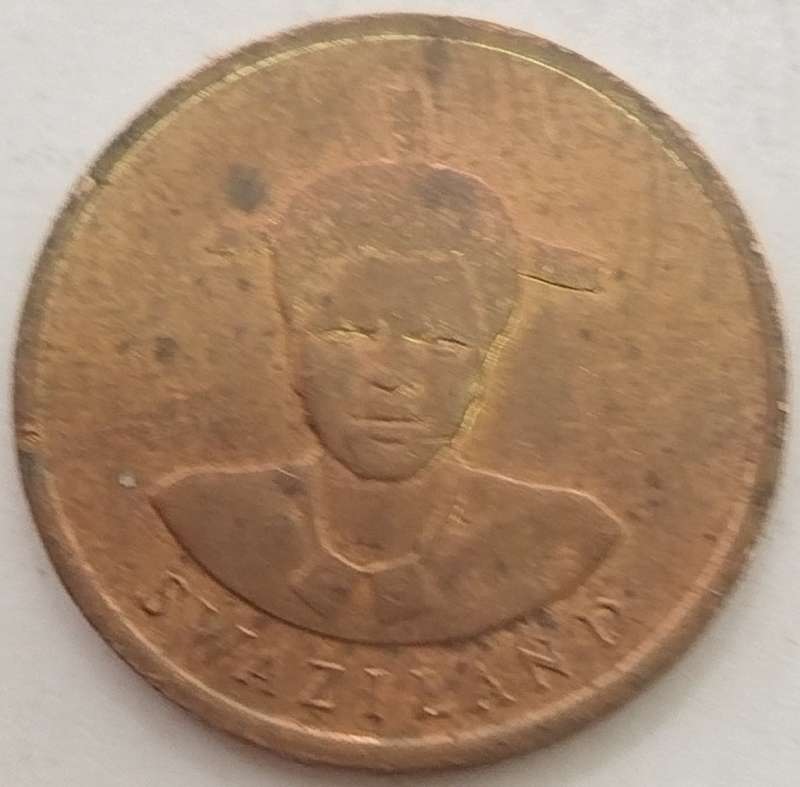 1986   1 CENT COIN       SWAZILAND                      SUN13033*