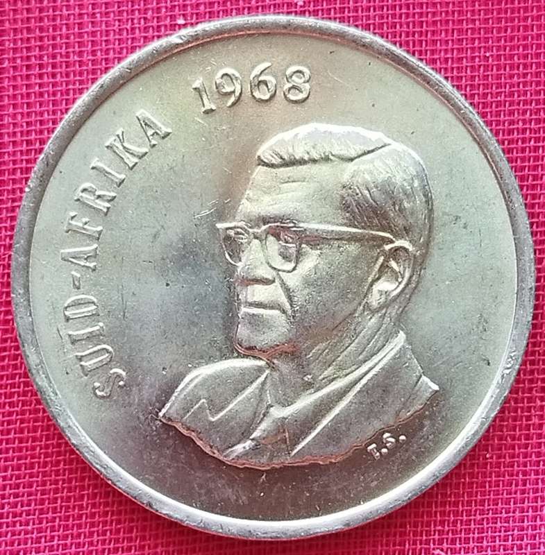 1968   20c   COIN   (Afrikaans)       SUN13072*