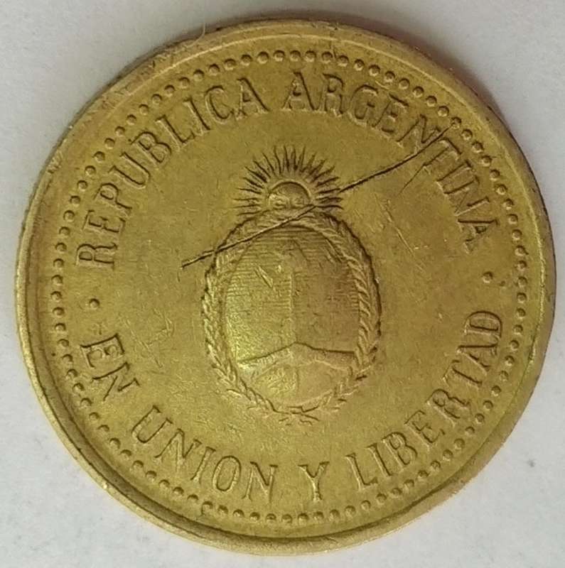 1992   10 CENTAVOS COIN      Argentina          SUN13105*