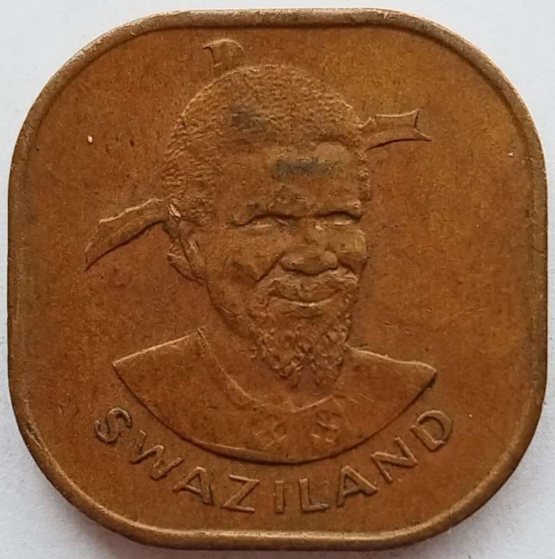 1975   2 CENT COIN       SWAZILAND                      SUN13122*