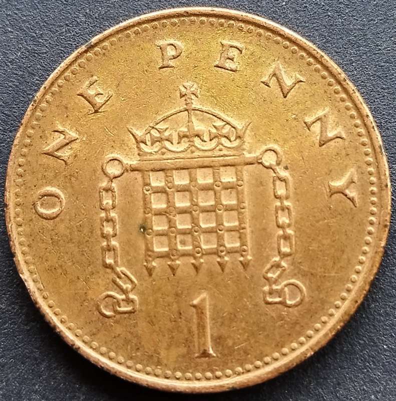 1998  -  One Penny Coin      United Kingdom         SUN13129*