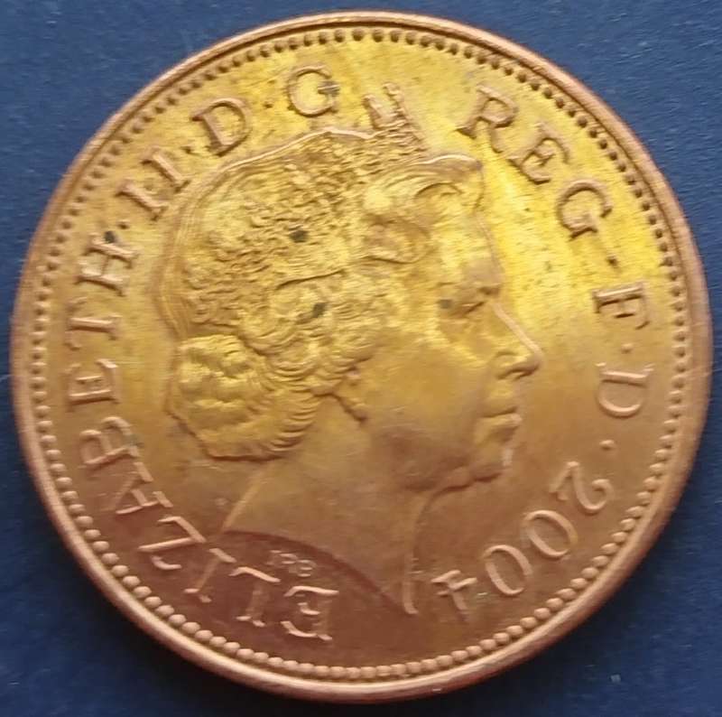 2004  -  2  Pence Coin      United Kingdom         SUN13144*