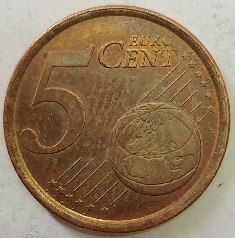 1999  5 Euro Cent      SPAIN          SUN13170*