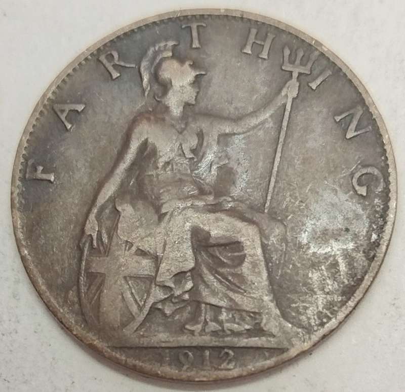 1912  -  HALF Penny Coin      United Kingdom         SUN13235*