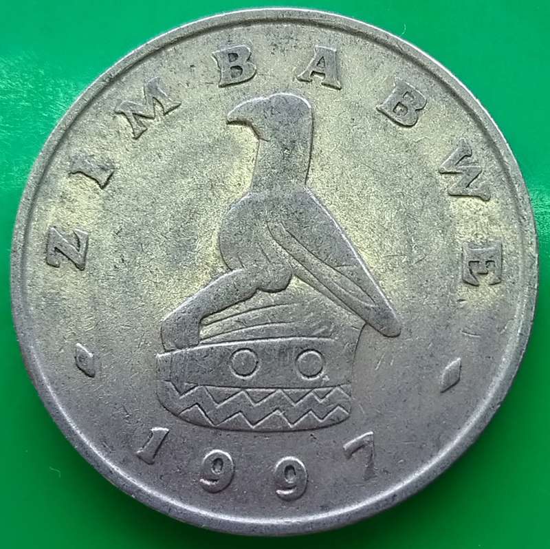 1990  20 Cents     Zimbabwe          SUN13379*