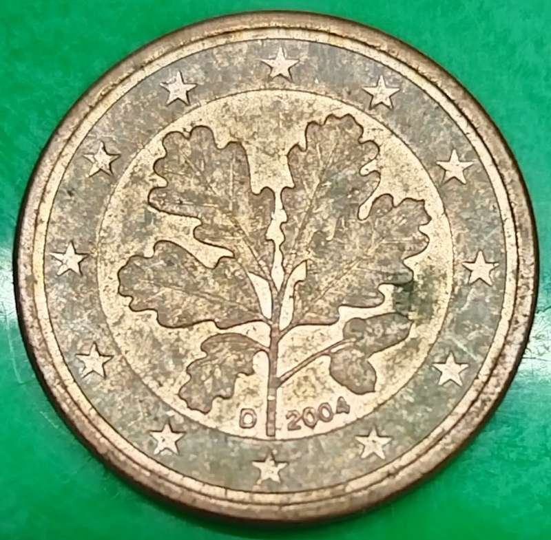 2004  1 Euro Cent     GERMANY          SUN13428*