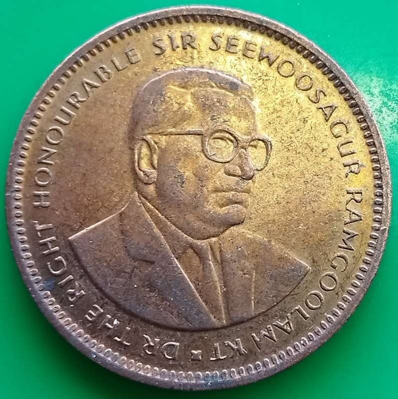 2007  FIVE CENTS     Mauritius       SUN13429*