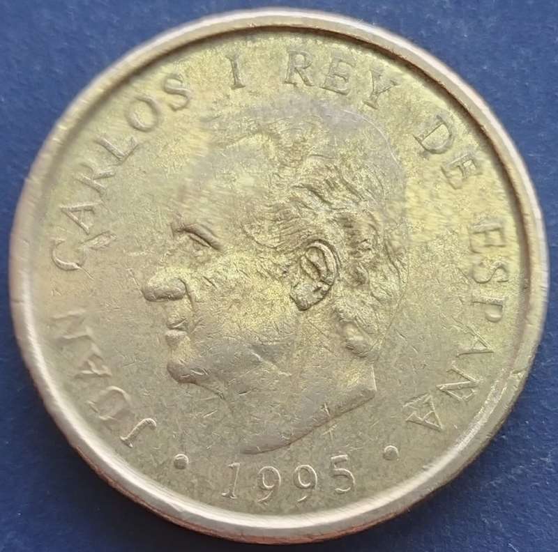 1995   100 Pesetas - Juan Carlos I   Coin       Spain         SUN13436*