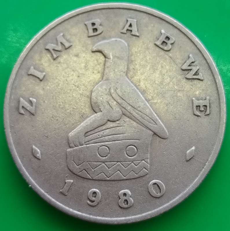1980       20 Cents     Zimbabwe          SUN13531*