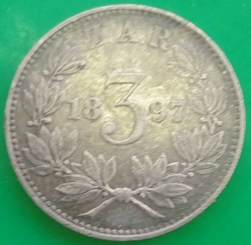 1897  THREEPENCE  COIN     Silver (.925)       SUN13577*
