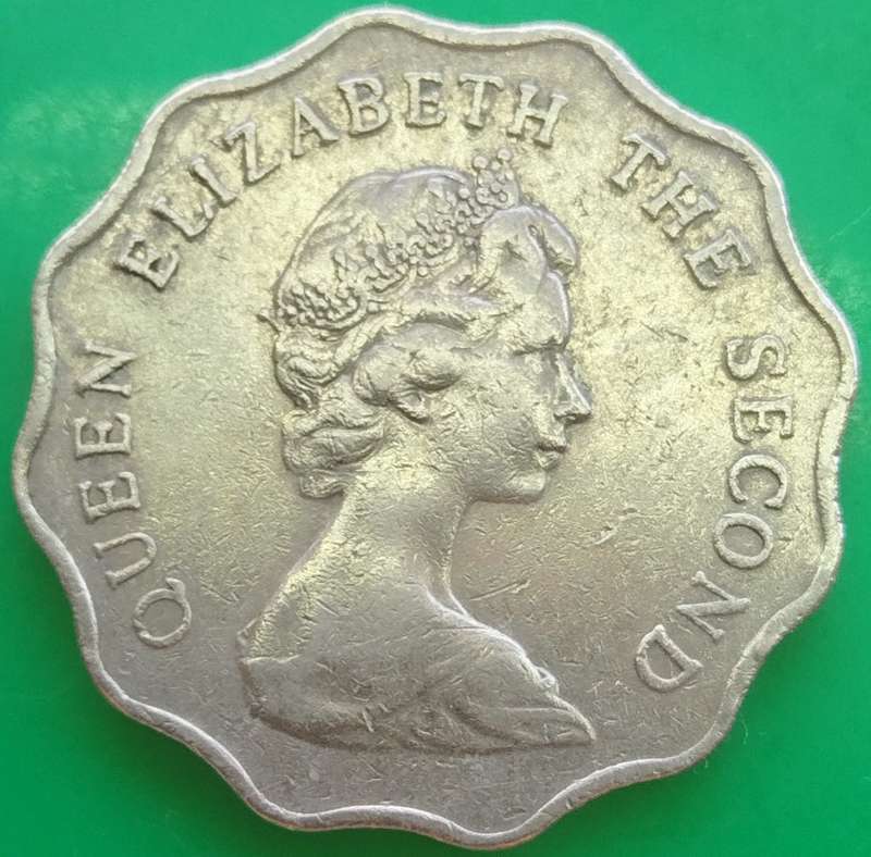 1975  two DOLLAR COIN       HONG KONG                      SUN13595*