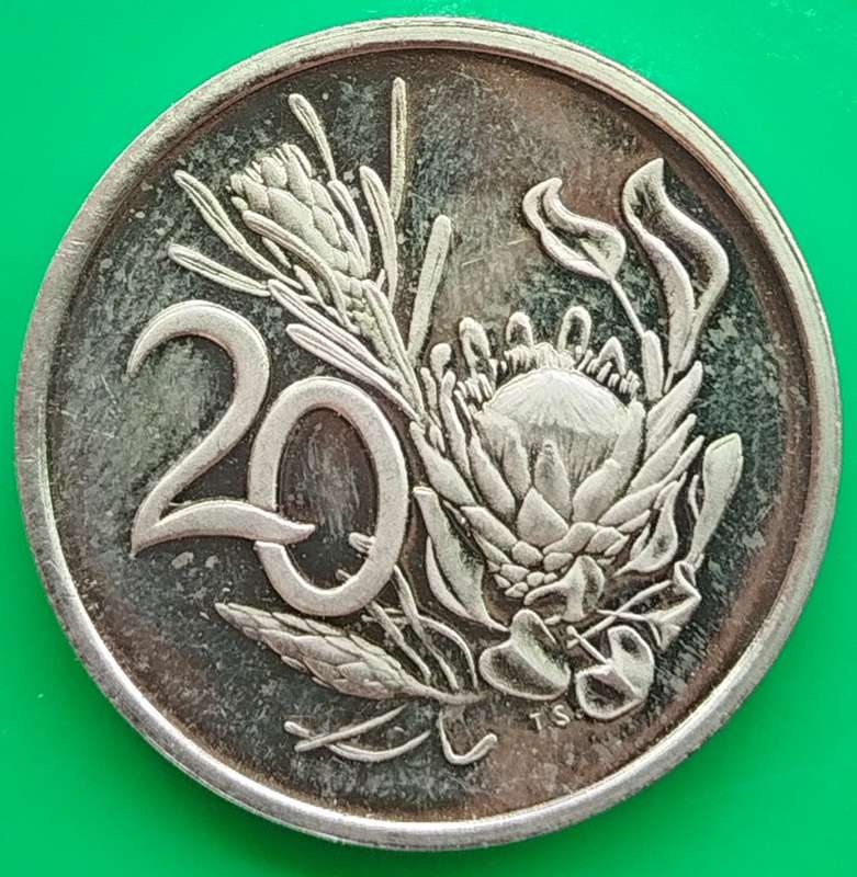 1969  20c   COIN     (Afrikaans)       SUN13668*