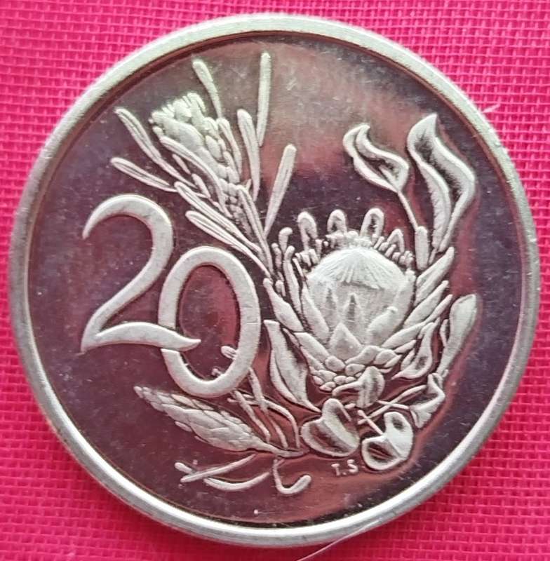 1969  20c   COIN     (Afrikaans)       SUN13705*