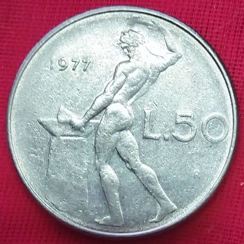 1977       50 Lire     Italy         SUN13738*