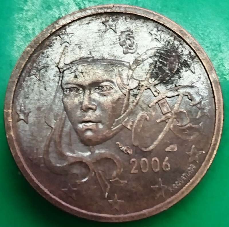 2006  2 Euro Cent     FRANCE        SUN13742*