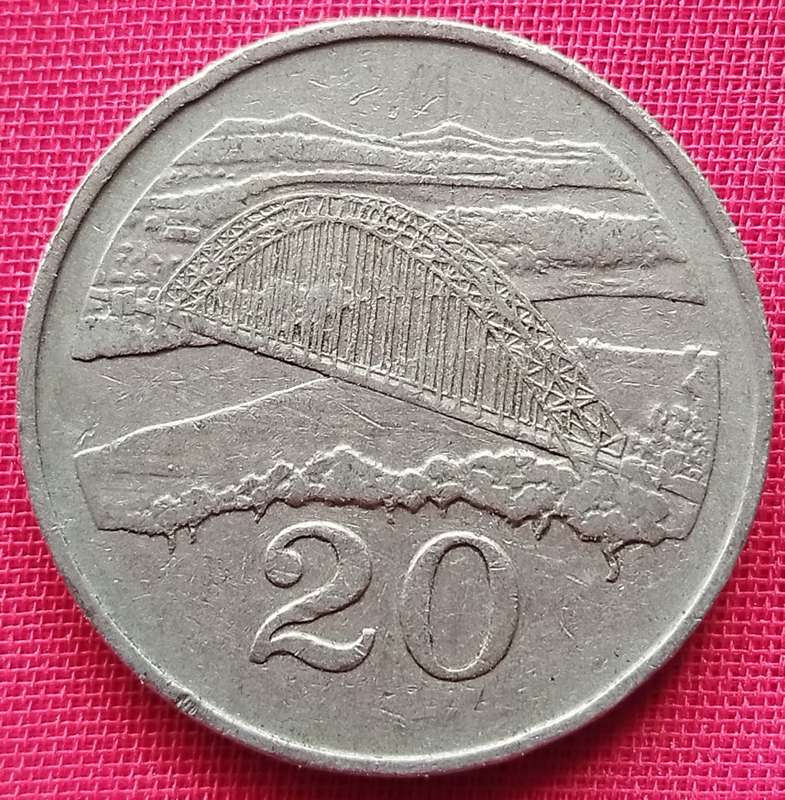 1988       20 Cents     Zimbabwe          SUN13747*