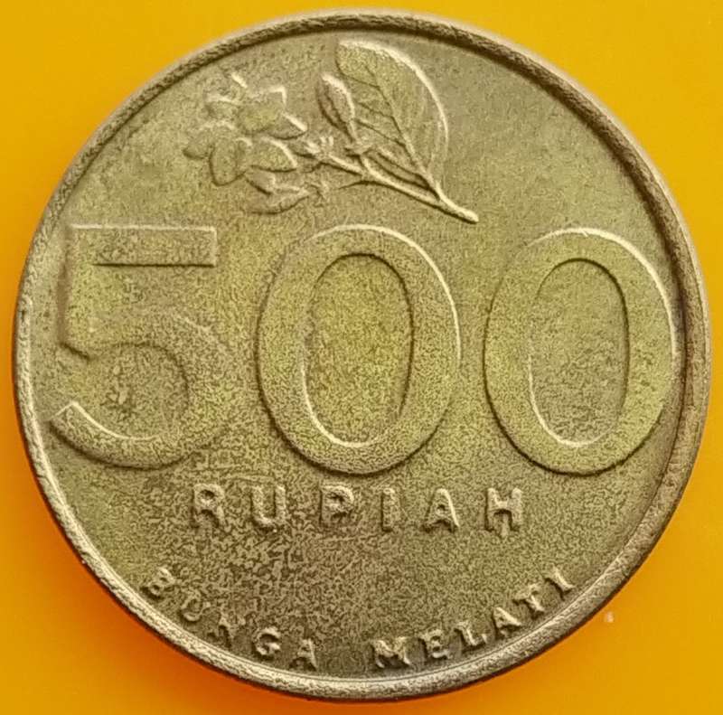 1997       500 Rupiah COIN      INDONESIA        SUN13838*