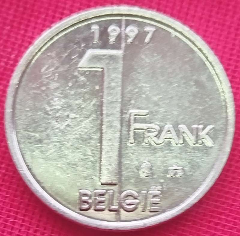 1997  1 Franc  COIN      Belgium          SUN13861*