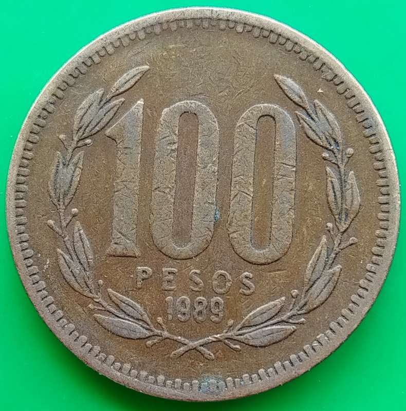 1989      100 Pesos         Chile          SUN13929*