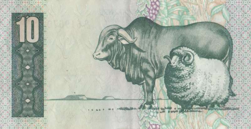 TW de Jongh      R10 banknote         C57 619570        SET003