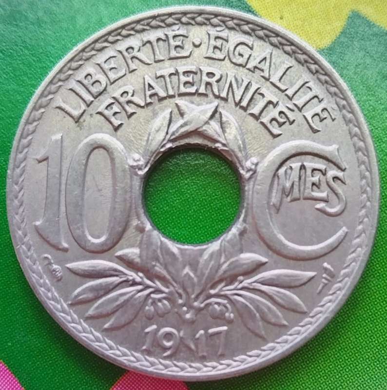 1917       10 Centimes -  COIN      FRANCE          SUN14017*