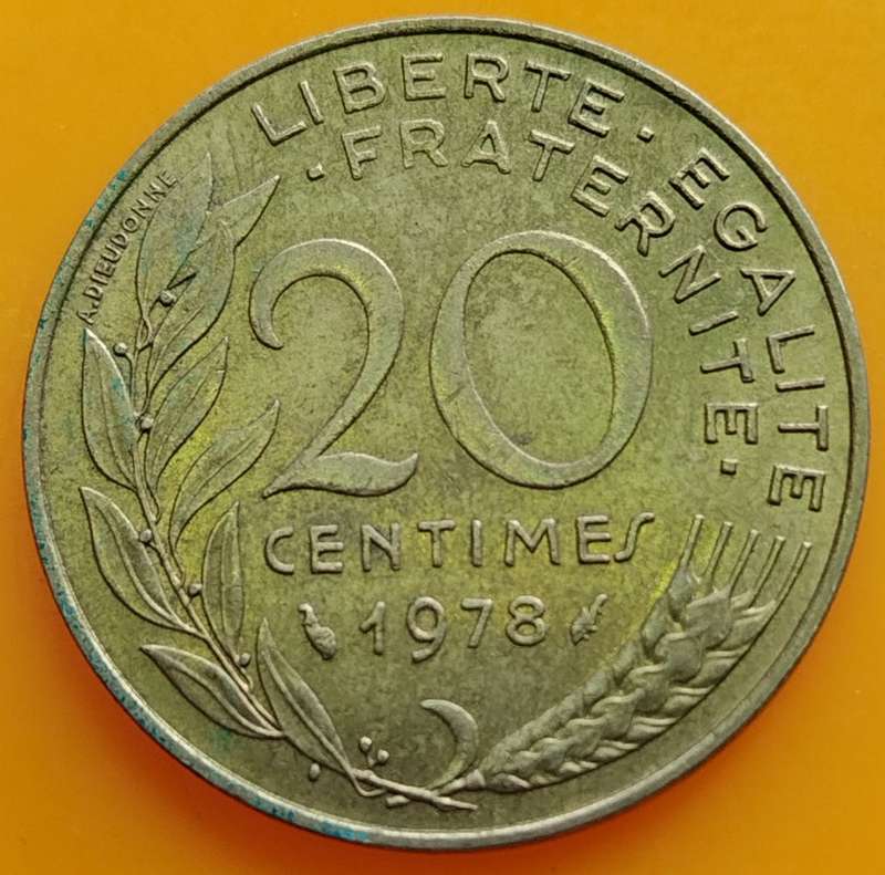 1978  20 Centimes Coin      FRANCE          SUN14033*