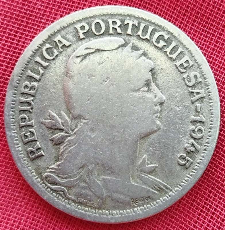 1945           50 Centavos   Coin       Portugal        SUN14041*