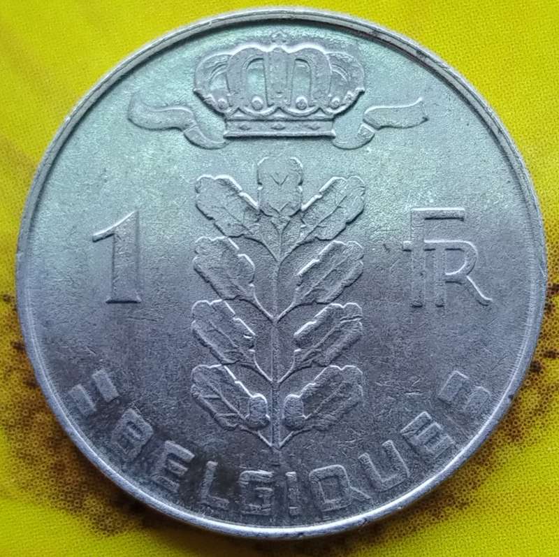 1977      1 Franc  COIN      Belgium          SUN14059*