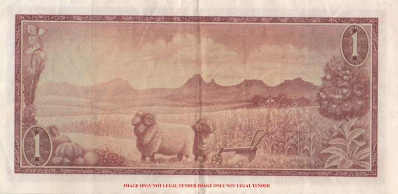 TW de Jongh      R1 Banknote       A497 045400      SET025