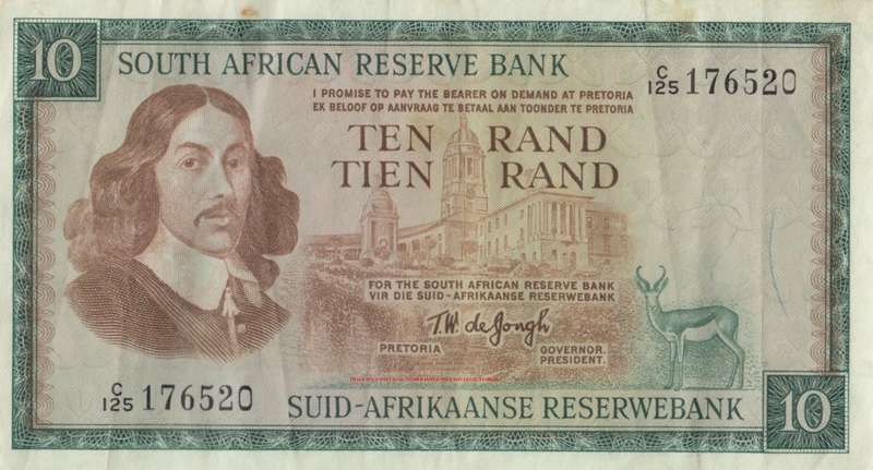 TW de Jongh       R10  Banknote         C125 176520        SET046