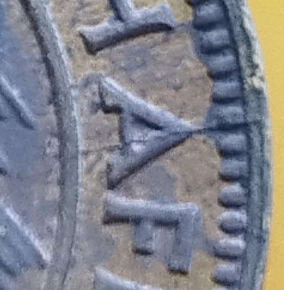 1954       QUARTER  PENNY  COIN   ( With cracked die error )                       SUN14070*