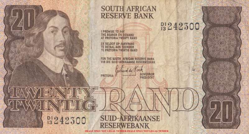 GPC DE KOCK      R20 banknote        D131 2423002        SET061