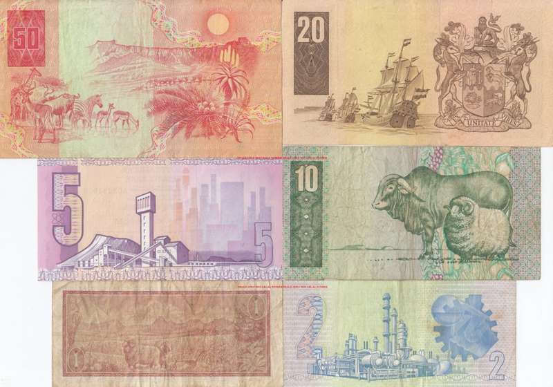 ***  SET OF SIX  NOTES FOR 1 BID    ***        SET068C