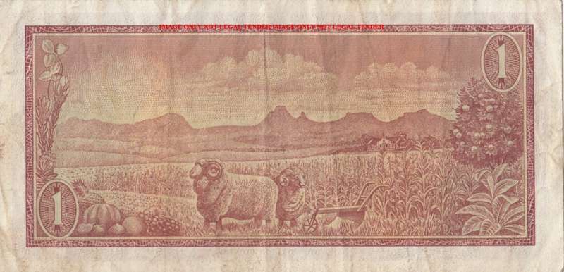 TW de Jongh      R1 Banknote       A755 109398       SET025