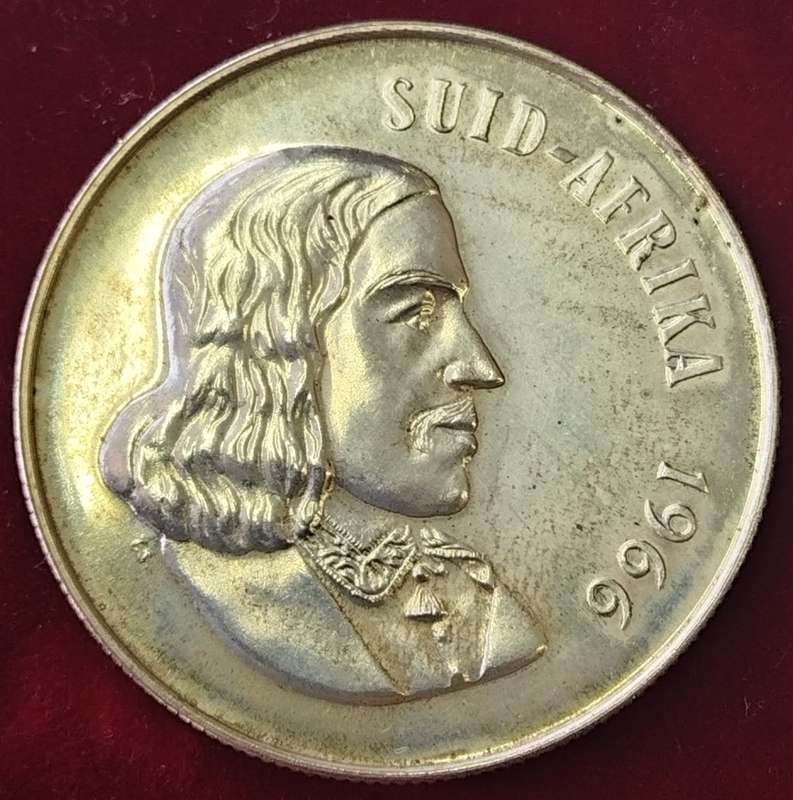 1966  SILVER   R1   COIN   (Afrikaans)       SUN14318