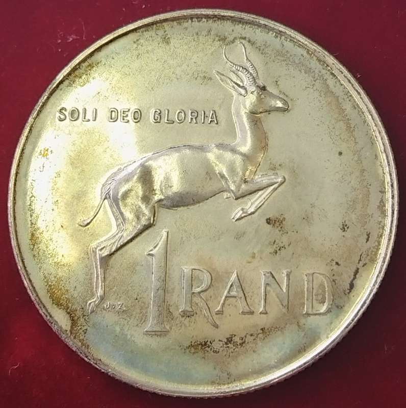 1966  SILVER   R1   COIN   (Afrikaans)       SUN14318