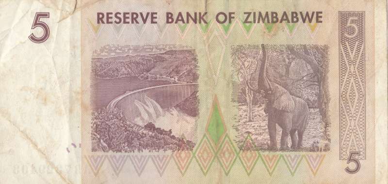 FIVE DOLLARS       ZIMBABWE        AB7329403      SET088