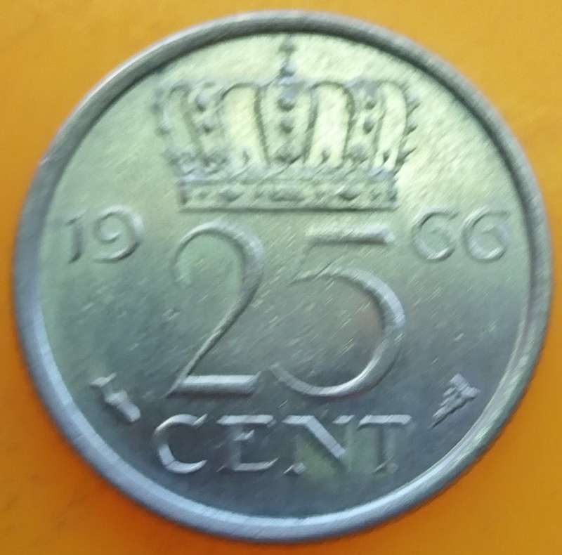 1966  25 Cents      Netherlands          SUN14497